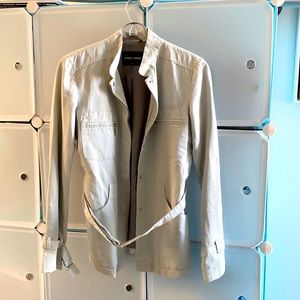 Giorgio Armani spring jacket light blue